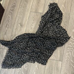 Michael Kors Leopard Print Scarf